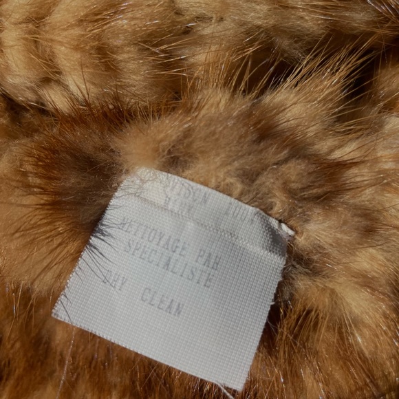 Stunning Luxurious PELLESSIMO Fine Knit Whiskey Mink Coat. Size Talle 1. - Picture 5 of 6